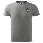 Da Oid Sinzer Grundfiguren T Shirt Kinder Grau Meliert Holzweg Front